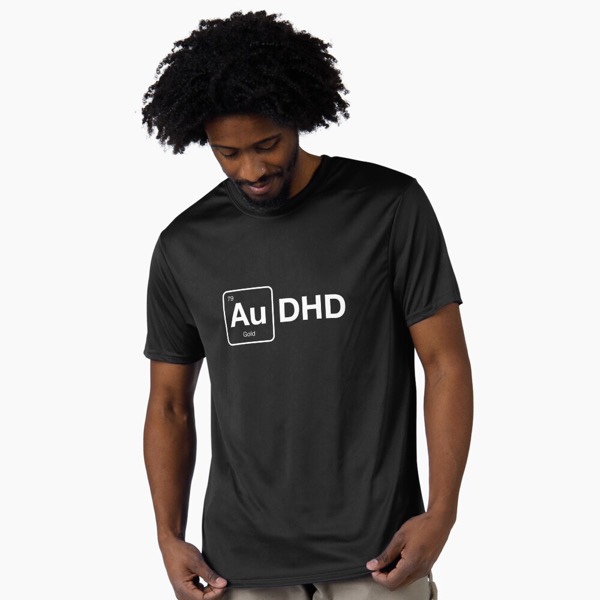 AuDHD (Dark BG Variant), Active T-Shirt