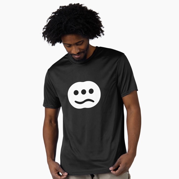 Double Smile (Dark BG Variant), Active T-Shirt