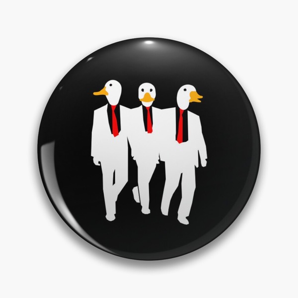 Reservoir Ducks (Dark BG Variant), Pin