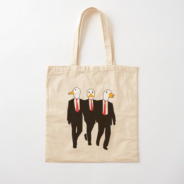 Reservoir Ducks (Light BG Variant), Cotton Tote Bag