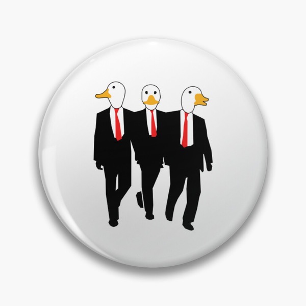 Reservoir Ducks (Light BG Variant), Pin